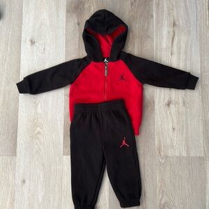 12m Jordan zip up hoodie and sweatpants